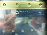 <p>You can see the new holes versus the 3/32 original ones and check how they are positioned</p>