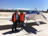 <h5>Black Carbon Experts</h5><p>Lucas Alados and Gloria Titos from CEAMA , who lead the black carbon project, are meeting the RV8 at Granada airport.  They are the key of this scientific study</p>