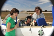 <h5>Marta's flight</h5><p>my three daughters preparing Marta´s flight. Marta is always wanting to fly. All three love light aerobatics

</p>